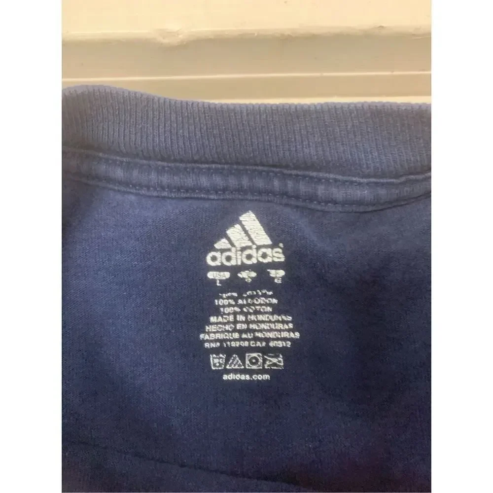 Mens Vintage Notre Dame Adidas T-shirt